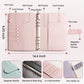 A5 Kpop Photocard Binder, 6 Ring Card Collector Album with 240 Card Slots, 30 Double-Sided Photocard Sleeves, PU Leather Binder Cover for Organizing