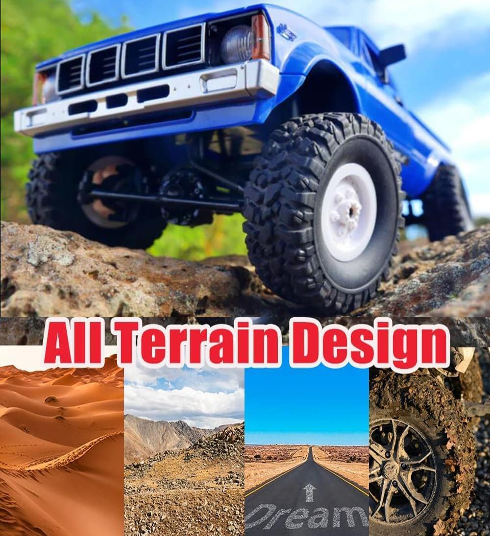 Apawband RC Crawler WPL C24 RC Rock Crawler RC Truck 4x4 Off Road RTR