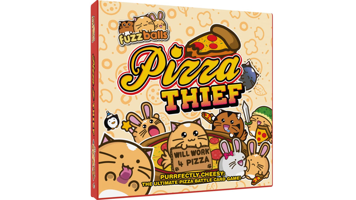 Joking Hazard & Scrungo Games: Fuzzballs Pizza Thief Deduction Card Game| A Chaotic, Kawaii, Fast paced Game Based on Fuzzballs Animated Stickers |