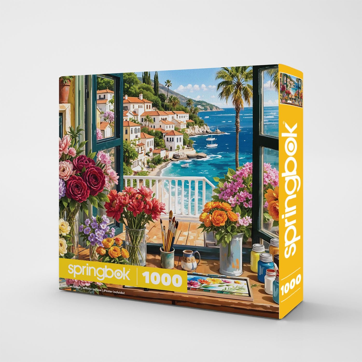 Springbok Mediterranean in Bloom 1000 Piece Jigsaw Puzzle for Adults