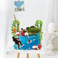 14 Pieces Fisherman Themed Decoration Gone Fishing Cake Topper for Retirement Party Supplies