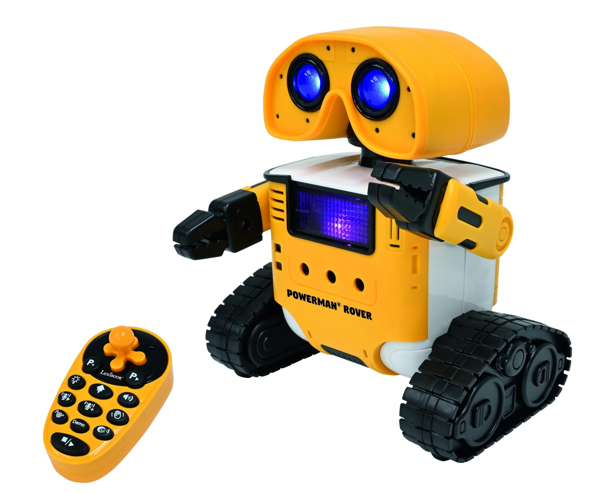 LEXiBOOK, Powerman® Rover, Your Adorable Remote-Controlled Robot Companion, Remote and Gesture Control, Plays Music and Dances, Repeats After You