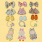 MOFABIA Clothes for 17cm Doll, 12 Pcs Set Doll's Outfits Luxury Clothes Bow Headset Shoes and Accessories, Stylish Adorable Dolls Dress Clothes(No