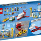LEGO City Central Airport 60261 Building Toy, with Passenger Charter Plane, Airport Building, Fuel Tanker, Baggage Truck, Cargo and 6 Minifigures