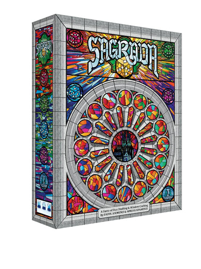 Sagrada Board Game | Family Game for Kids and Adults | Dice Drafting and Placement Strategy Game | Ages 10+ | 1 to 4 Players | by Floodgate Games
