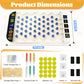Zhenx Prize Drop Disc Game Wood, Extra Large Prize Drop Board 27.8" x 15.9", Wood Disc Drop Games for Parties, Trade Show Booth and Carnival Game