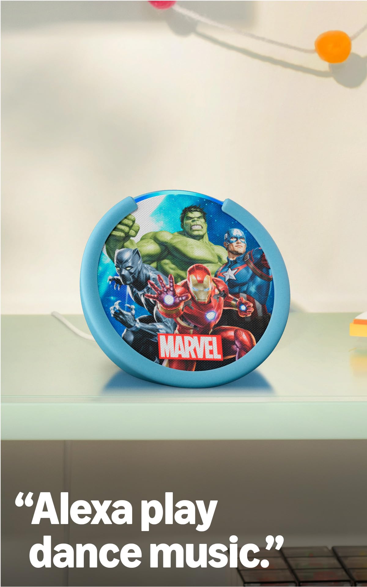 Amazon Echo Pop Kids (newest model), Enjoy age-appropriate audiobooks, interactive games and Alexa+ experiences to create and learn, Disney Princess