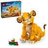 LEGO Disney Simba The Lion King Cub Building Toy - Collectible Play & Display Set - 6 Year Old Girl & Boy Birthday Gift - Detailed Model of Disney