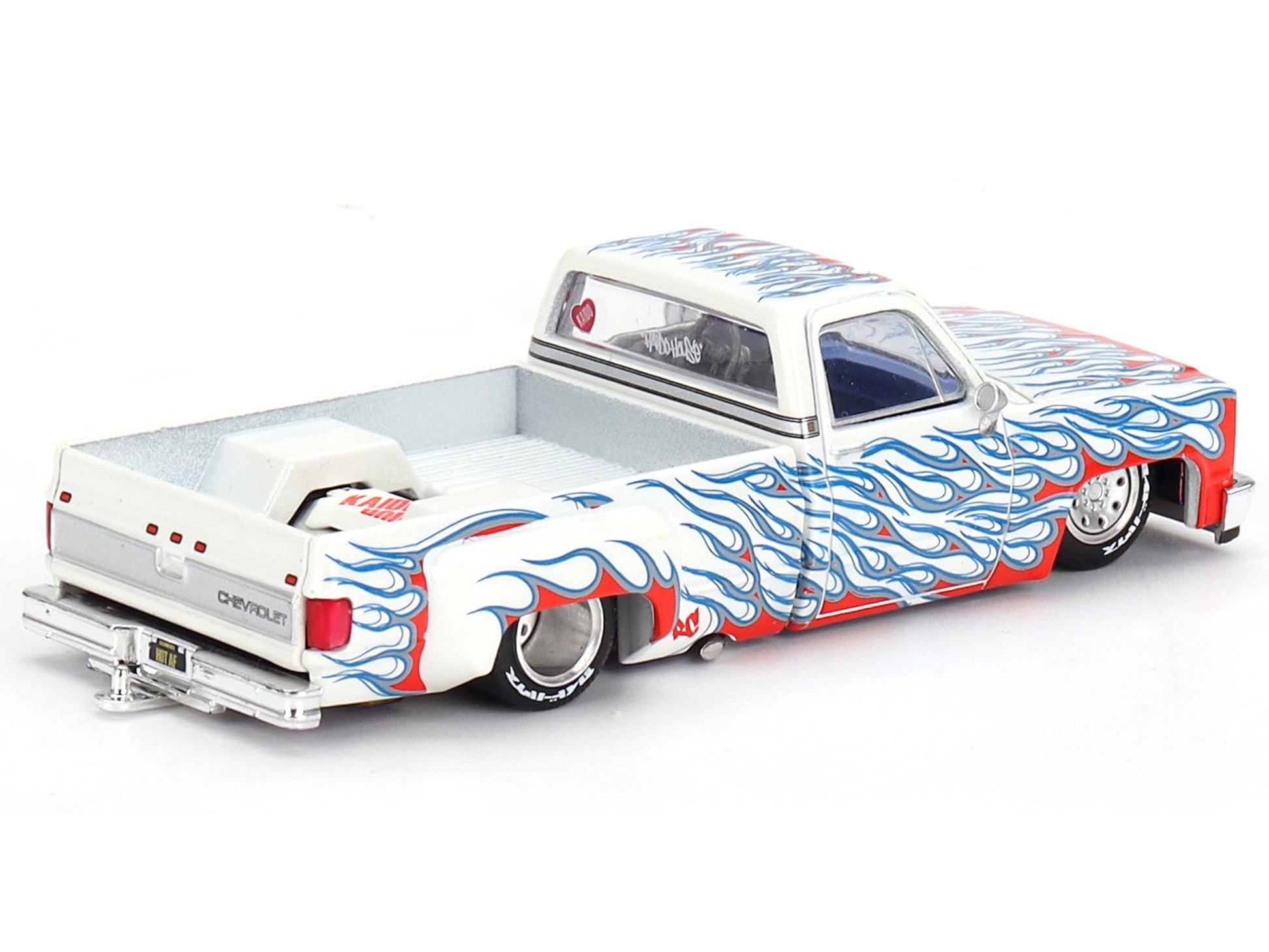 Chevrolet Silverado Dually on Fire V2 - KAIDO HOUSE Mini GT - Scala 1/64