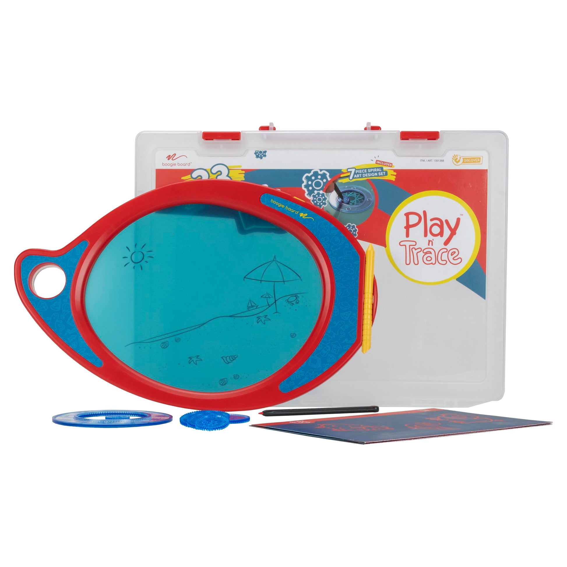 Boogie Board Play and Trace Deluxe Activity Kit - Includes Learning and Activity Templates in a Travel Case - Authentic