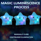 sofipal LED Twinkle Star Shaped Plush Pillow, Creative Night Light Glowing Cushions Plush Stuffed Toys Gifts for Kids, Decoration (Blue)