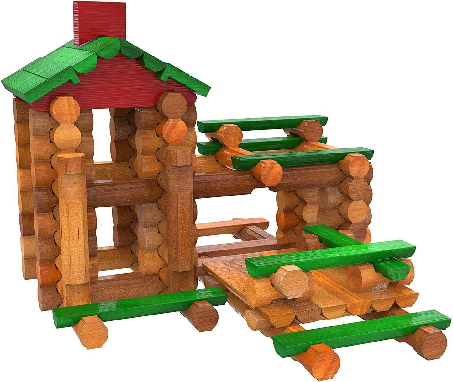 Knex 00842 Lincoln Logs Classic Meetinghouse Building Set