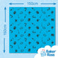Baker Ross AC773 Blue Table Cover Splash Mat - Pack of 1, Creative Art Supplies for Kids' Crafts, Projects and Children's Craft Room Essential