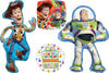 Anagram Woody and Buzz Lightyear's Birthday Party Supplies Balloon Bouquet Decorations