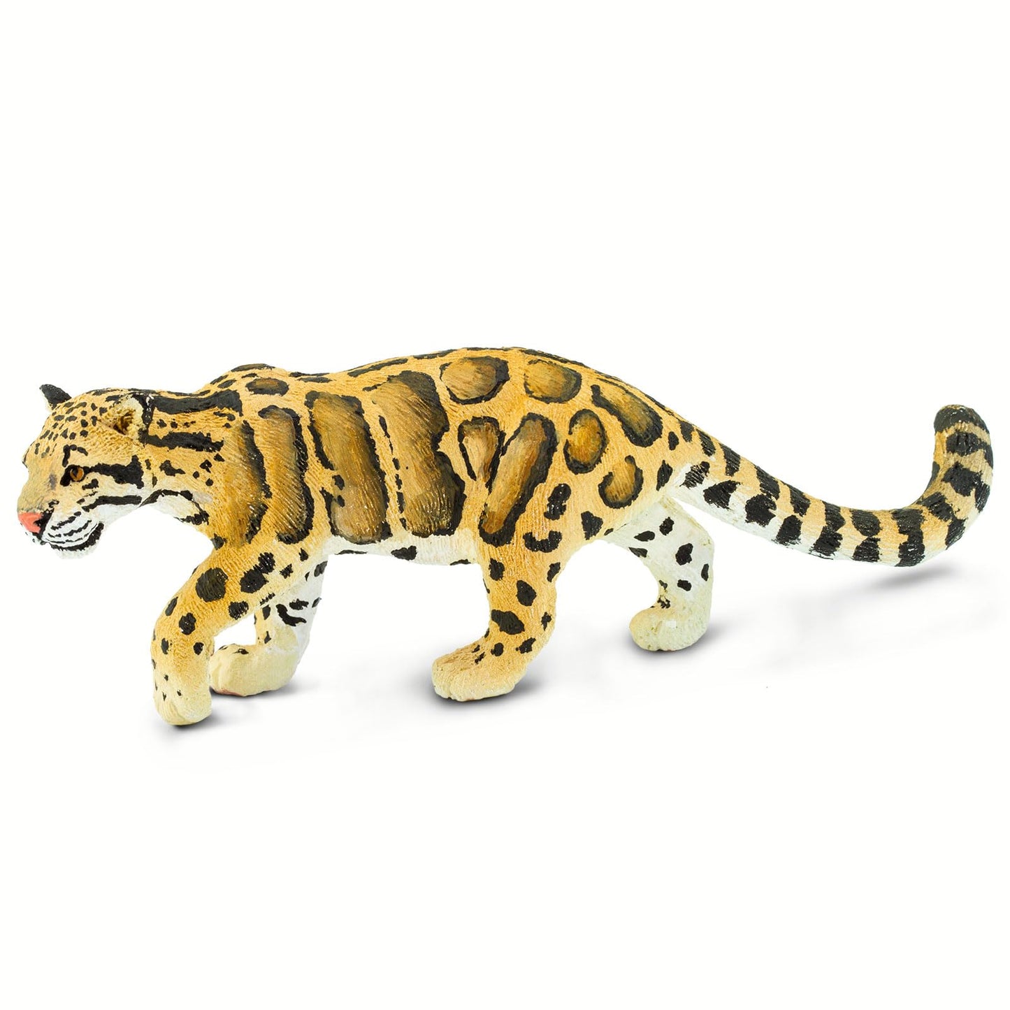 Safari Ltd. Clouded Leopard Figurine - Realistic 5" Big Cat Figure - Educational Toy for Boys, Girls, and Kids Ages 3+