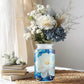 3D Puzzle Vase, Orchid Building Blocks, Plastic Puzzle Pieces Flower Vase for Flower Arrangements and Home Decoration