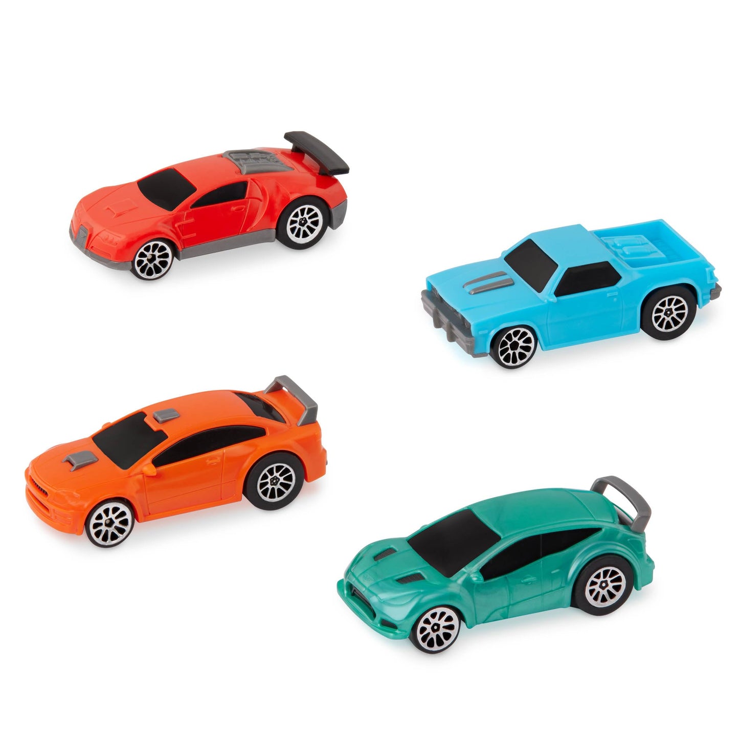 Driven by Battat Pull Back Cars, Turbocharge Stock Cars 4-Pack, Pullback 2