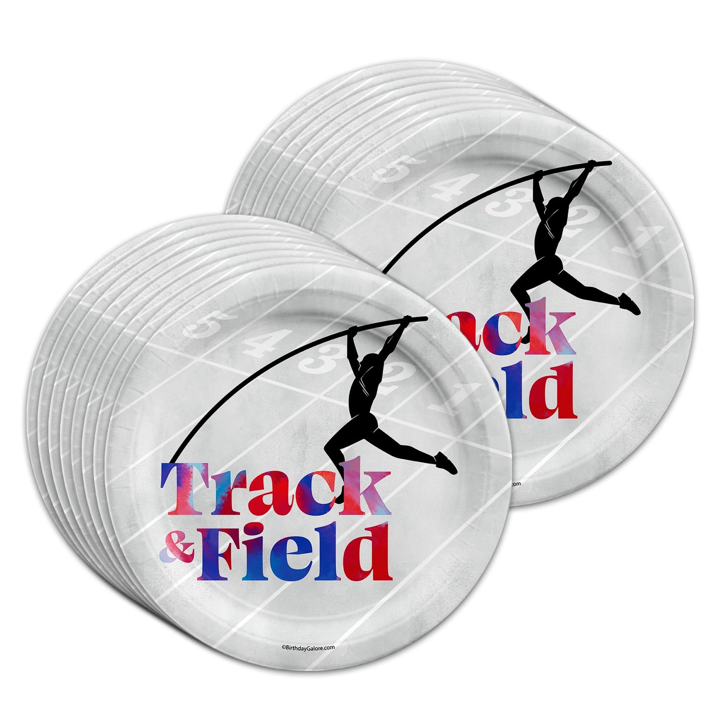 Track and Field Birthday Party Supplies Set Plates Napkins Cups Tableware Kit for 16