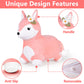 Bouncy Pals Toddler Fox Hopper Toy Girl Gift, Outdoor Ride on Bounce Animal