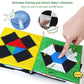 beiens High Contrast Black and White Baby Book - Touch and Feel Crinkle Sensory Toy - Visual Stimulation Interactive Montessori Toys for 0-12 Months