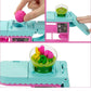 Barbie Florist Doll & Playset, Flower-Making Station with Molds, 3 Dough Colors & Accessories, Blonde Fashion Doll