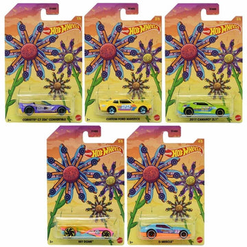 Hot Wheels 2022 Easter Spring Complete Set of 5 Diecast Vehicles