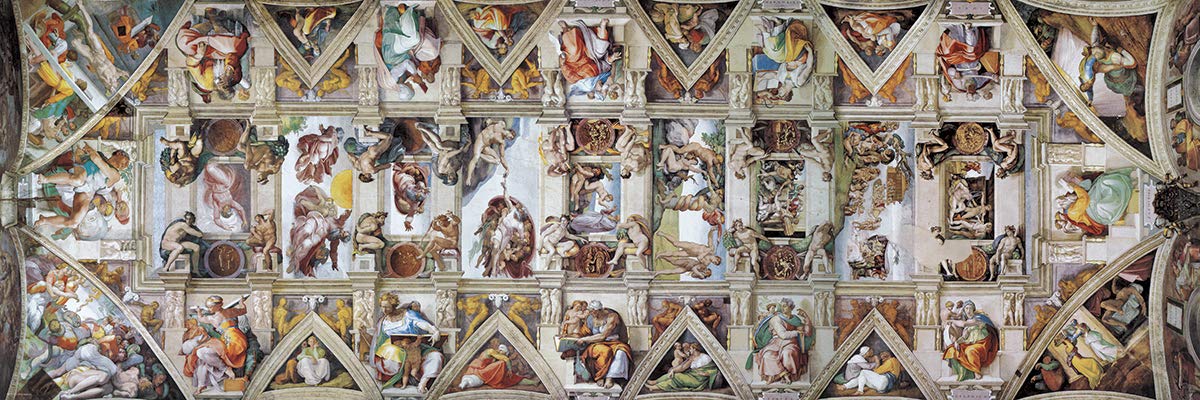 Sistine Chapel Pano 1000pc Puzzle