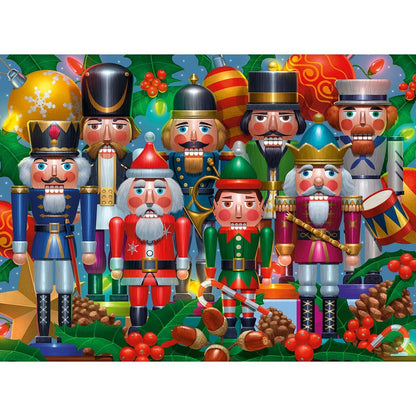 Buffalo Games - Christmas Nutcrackers - 1000 Piece Jigsaw Puzzle for Adults