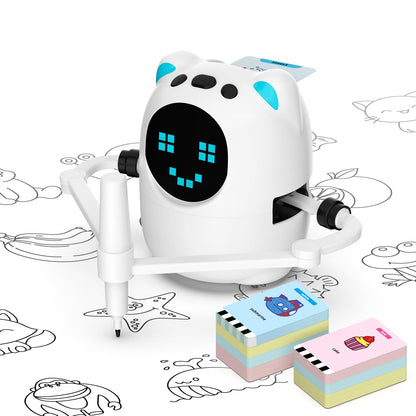 Vynloxzoo Drawing Robot for Kids, Educational Learning Drawing Toy Doodle Bot, 3 4 5 6 7 8 Year Old Boys Girls Birthday Gift, Kids Toys for Ages 5-7