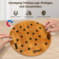 Magnetic Chess Game Set,Double Sided Hardwood Board Game with 30Pcs Magnet Balls,Develop Intelligence,Brain Exercise Magnetic Strategy Games
