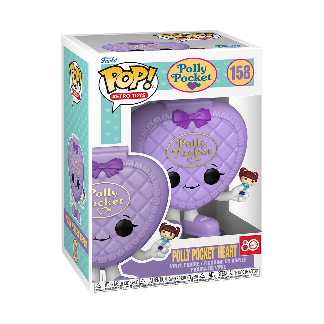 Funko POP! Vinyl: Polly Pocket - Heart Shell (Purple)