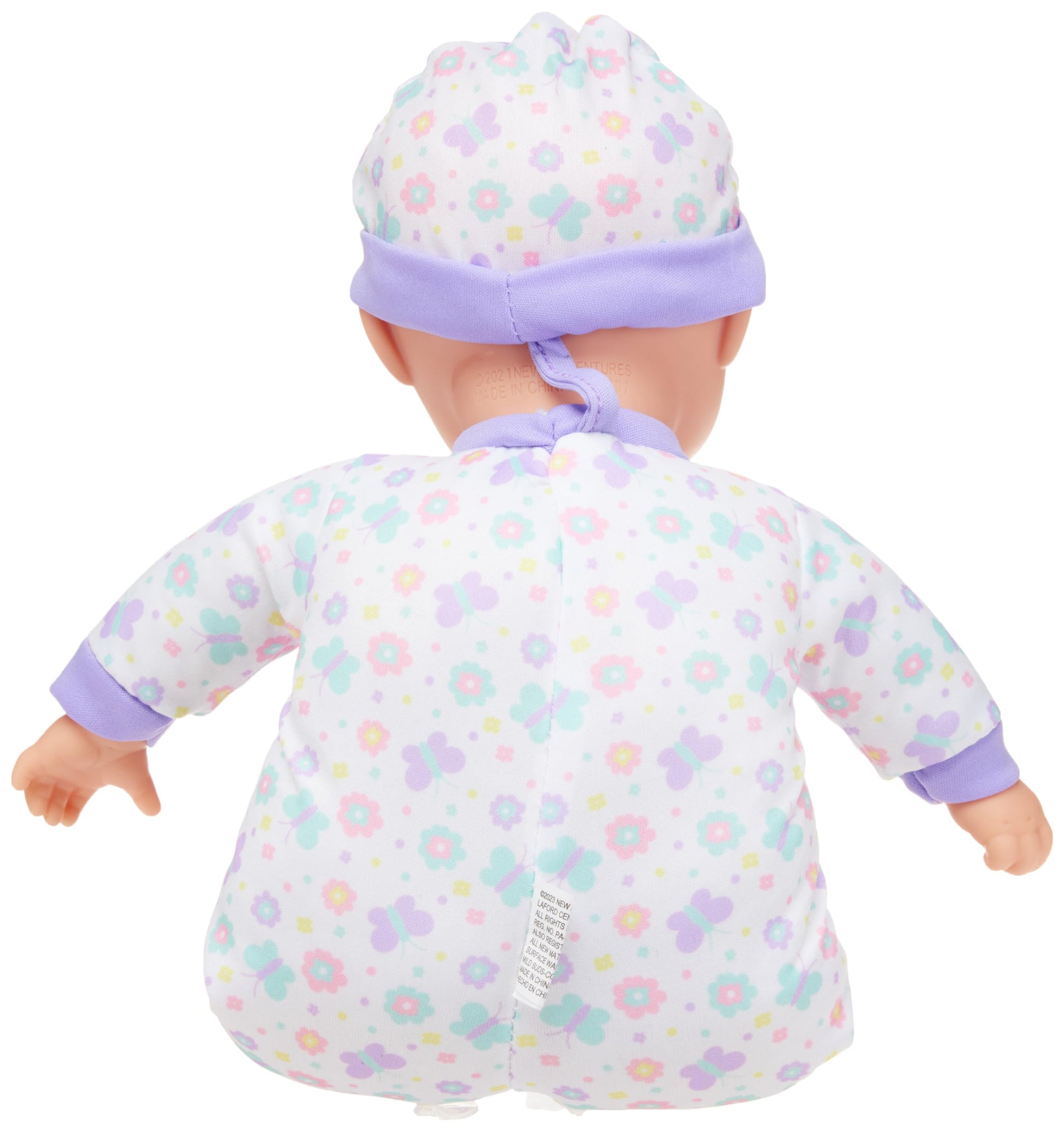 New Adventures Cuddle Kids 14" Lovable Talking Triplets Dolls - Each Doll Says 12 Phrases, Includes Large Blanket & 3 Bottles, Kids Pretend Play Ages