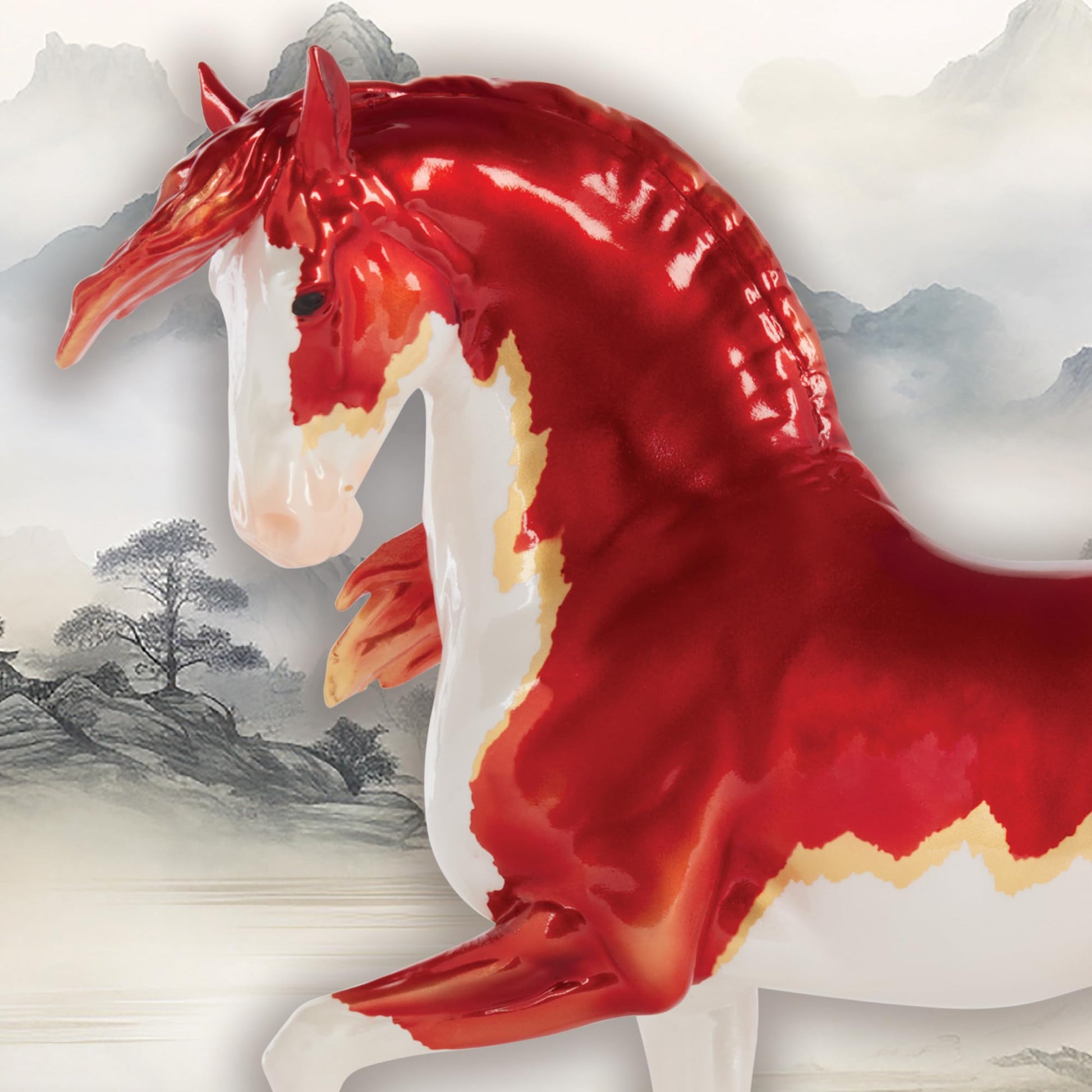 Breyer Horses Traditional Series | Yan Wu - Fire Horse | Model # B-TR-10670