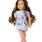 American Girl Truly Me 18-inch Doll #126 with Blue Eyes, Wavy Brown Hair, Light Skin w/Warm Olive Undertones, for Ages 6+