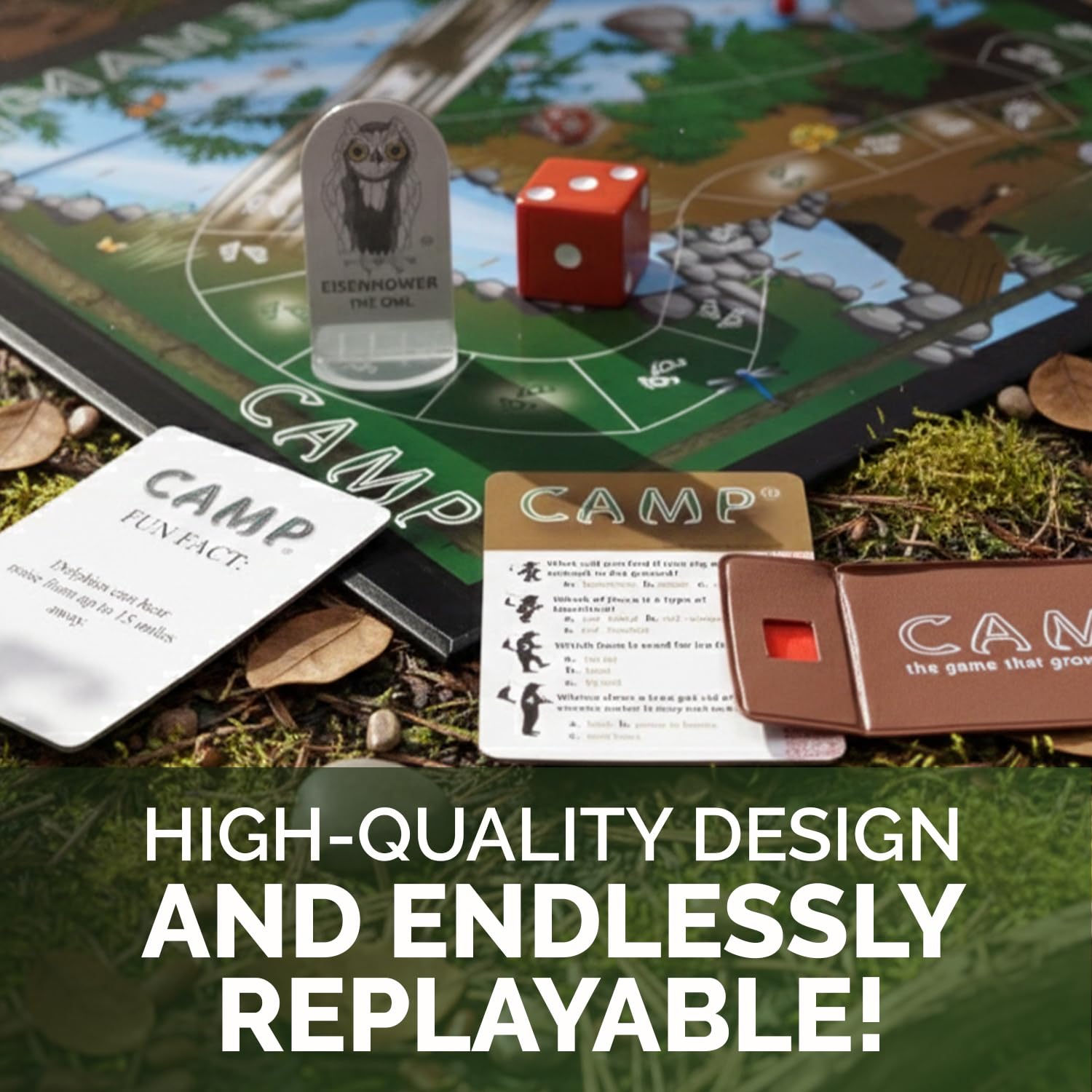 Education Outdoors Camp Board Game - Explore Nature and Learn Through Fun Outdoor Adventures