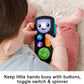 Fisher-Price Baby & Toddler Toy Laugh & Learn Remote, Pretend Streaming TV Control Musical Learning Activity for Infants Ages 6+ Months