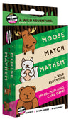 Moose Match Mayhem - by Taco Cat Goat Cheese Pizza - A Wild Adventure, Speed-Matching Card Game! Easy, Fast and Fun for Family Game Night for Kids
