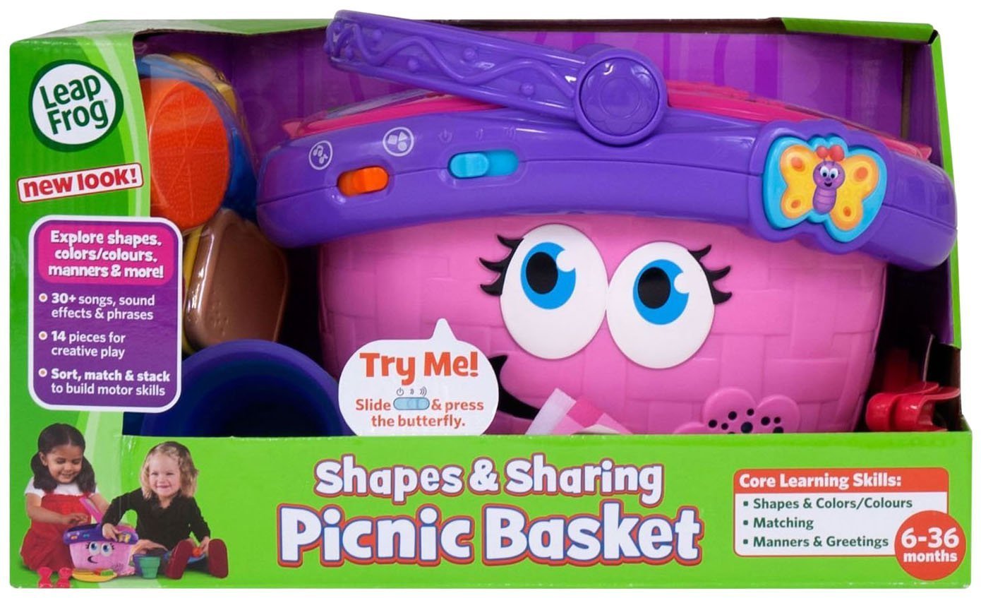 LeapFrog Shapes and Sharing Picnic Basket