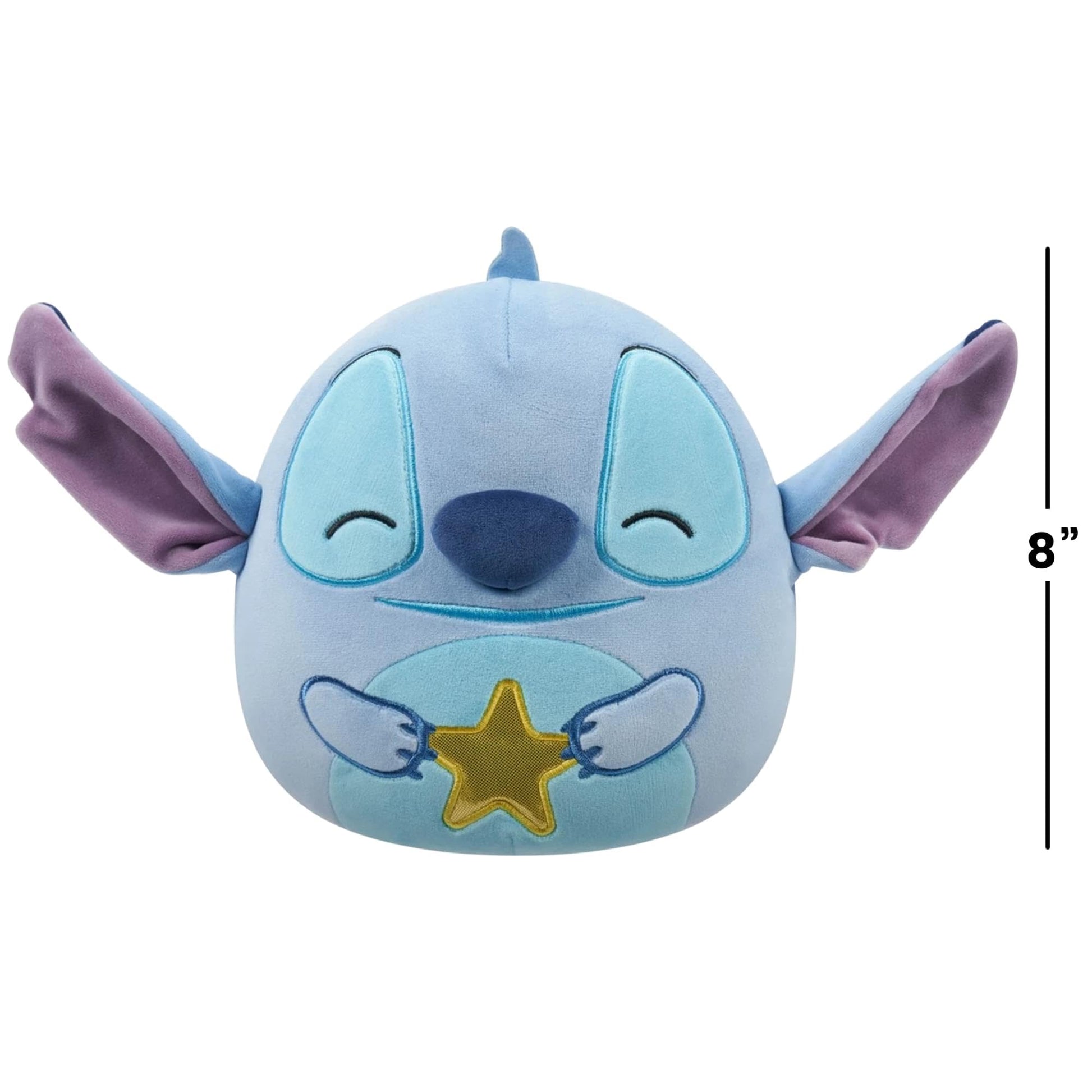 Squishmallows Disney 8 Inch Plush Stitch Holding Star