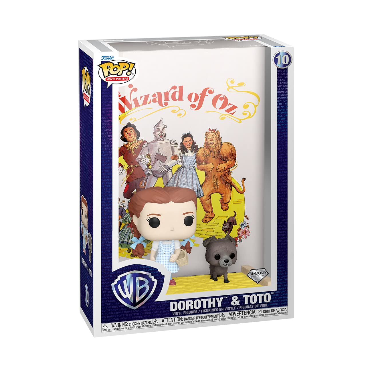 Funko POP! Movie Posters: Wizard Of Oz - Dorothy Gale and Toto - Collectable Vinyl Figure - Gift Idea - Official Merchandise - for Kids & Adults -