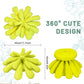 Dumwry 3D Plant Shaped Throw Pillow, 17.7 Inch Soft Plush Decorative Cushion, Hand-Stitched Flower Style Pillow for Bedroom, Living Room & Home Decor