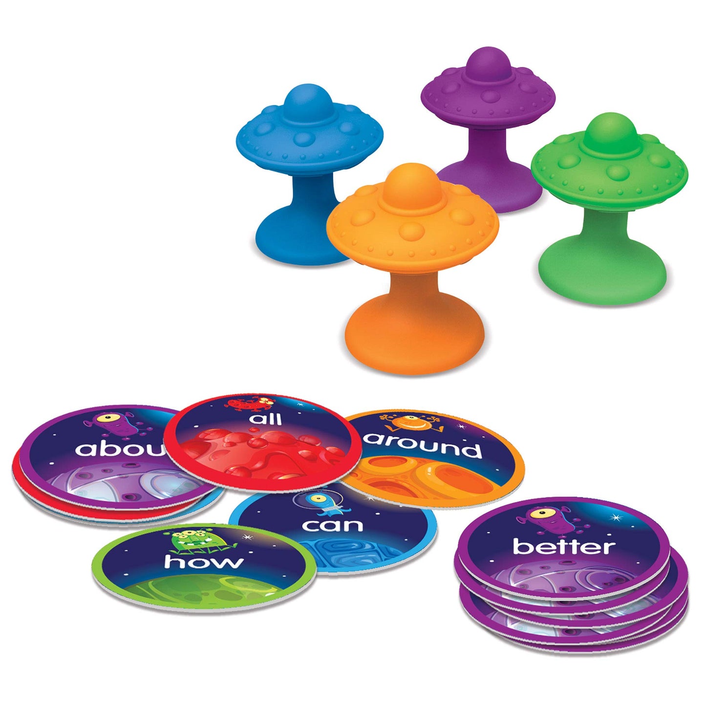 Learning Resources Slam Ships Sight Words Game - Phonics Flash Cards,Montessori Spelling, Homeschool, Classroom Must Haves, Teacher Supplies, Gifts