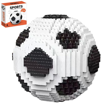 LQPFBSM Soccer Ball Micro Mini Building Blocks Sets Black & White Soccer Ball Model Toys Sports Football Ball Building Kits Educational Toys Gift