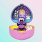Polly Pocket Collector Compact with 2 Dolls, Keepsake Collection Royal Ball Jewelry Accessories Set, Collectible Toy with Unicorn Castle Theme
