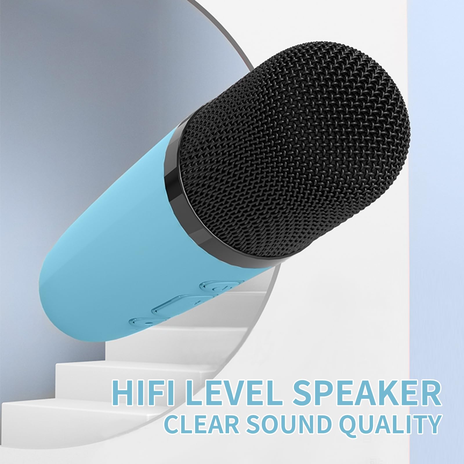 Snowall Mini Karaoke Machine for Kids, Portable Bluetooth Speaker with Wireless Microphone?Kids Music Player Toys for Girls and Boys,3,4, 5, 6, 7, 8+