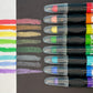 The Piggy Story Glitter Gel Crayons, Set of 12 Crayons in Animals Around the World Design