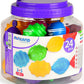Miniland Educational - Maxichain Interlocking Pieces (24 Pcs), Assorted, (27361)