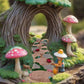 JIUMO Fairy Garden Walkway Path, Mini Pathway, Miniature Fairies Gardens Accessories, Dollhouse Road Way,Micro Mini Path Road for Fairy Gardens