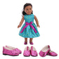 yijing Doll Accessories,Six Pair 18 Inch America Doll's Shoes,Suitable for 18 inch Doll?More Than 3 Months?