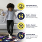 JOYBERRI Dance Mat - with 8 Levels & Songs, 3 Speeds and 2 Modes - Light Up Electronic Kids Dance Mat for Kids Ages 4-8, 8-12, Toddlers 3-5 / Dance